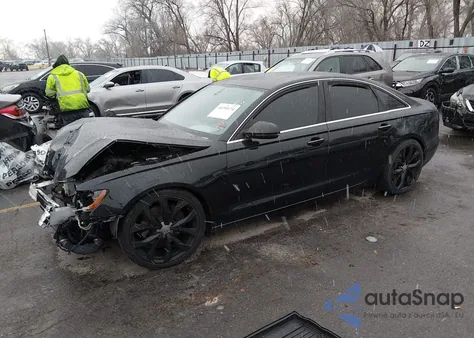2014 Audi A6 2.0T Premium from USA, damaged, VIN WAUGFAFC4EN117818